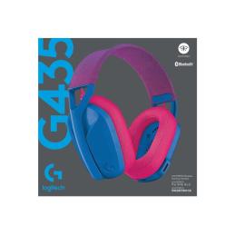 Auriculares con microfono logitech g435 gaming wireless inalambrico azul