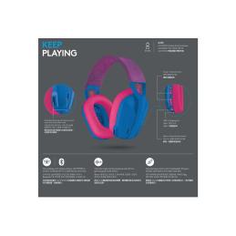 Auriculares con microfono logitech g435 gaming wireless inalambrico azul