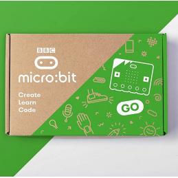 Kit micro:bit go v2.2 con placa microbit + pilas + portapilas + cable usb
