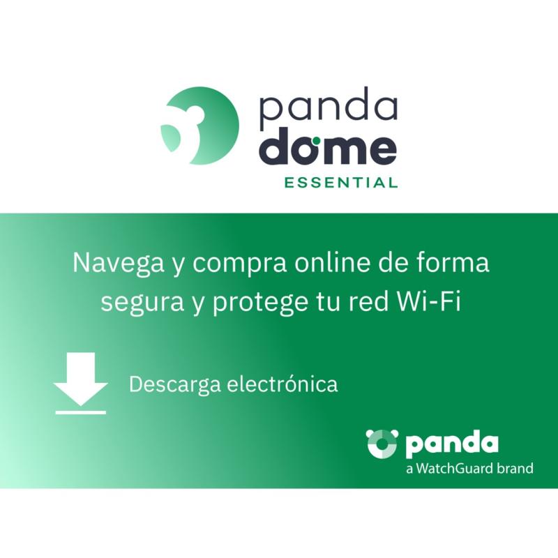 Antivirus panda dome essential ilimitado 1 año esd licencia electronica
