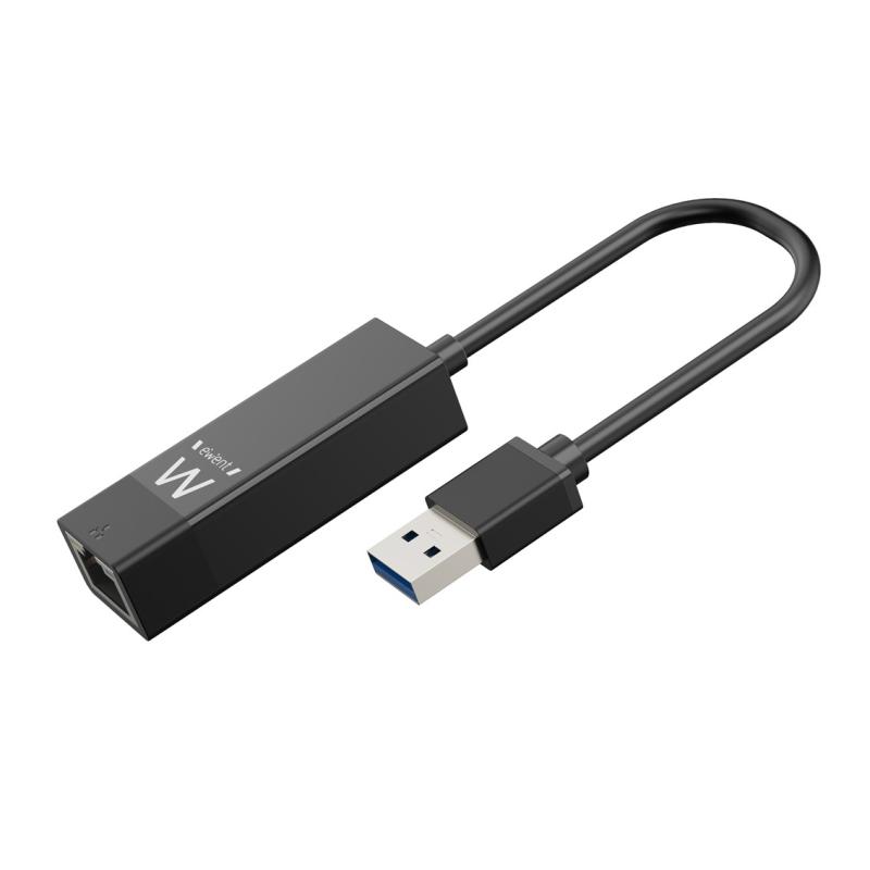 Adaptador usb 3.2 a rj45 ewent ew1017 macho - hembra - negro