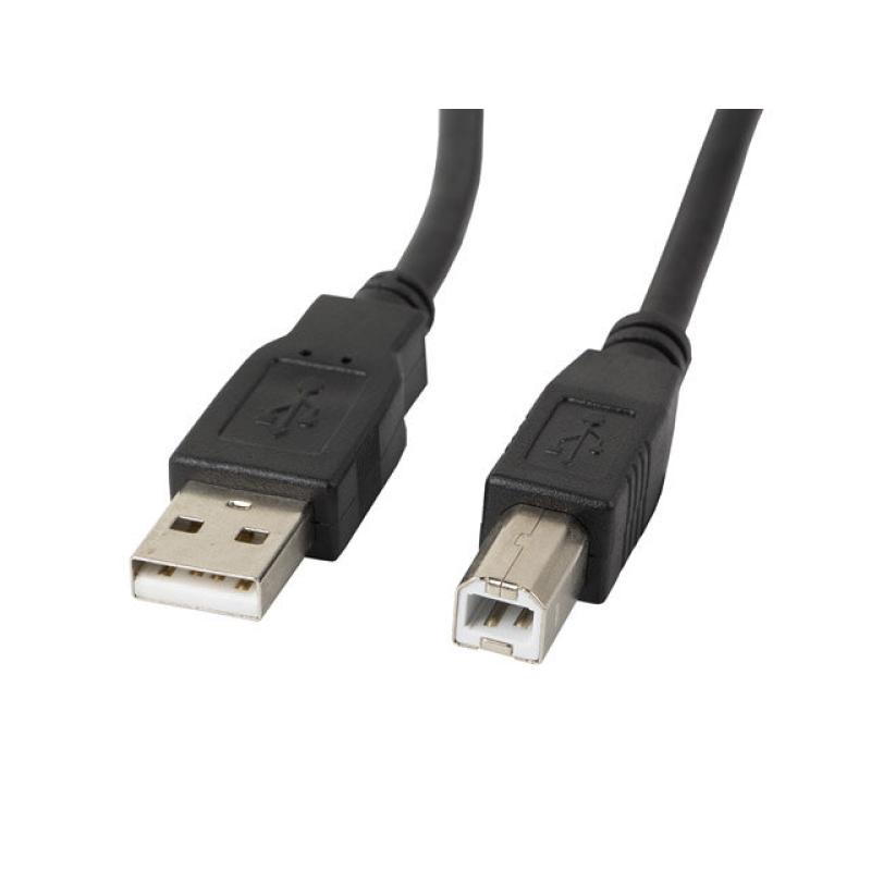 Cable impresora lanberg usb a - usb b macho - macho negro 3 m