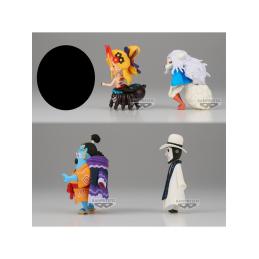 Figura banpresto one piece world collectable wanokuni onigashima 6 unidad aleatoria
