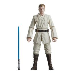 Figura hasbro star wars the black series archive obi - wan kenobi (padawan)