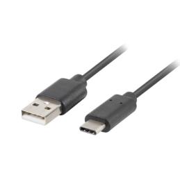 Cable usb tipo c a usb 3.1 tipo a lanberg 1.8m - macho - macho - negro