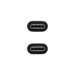 Cable nanocable usb 2.0 3a - tipo usb - c - m - usb - c - m - negro - 1.0m