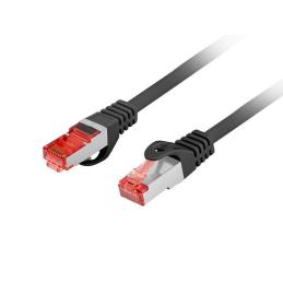Latiguillo rj45 lanberg cat.6 ftp 0.25m negro