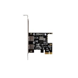 Tarjeta pci lanberg express 2x usb 3.1 gen1 hembra low profile bracket