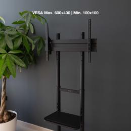 Soporte de suelo tv tooq fs1170m - b ramses 37pulgadas - 70pulgadas