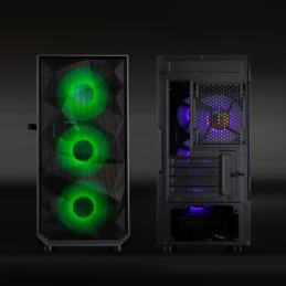 Caja ordenador gaming tooq tqgcc901 - b seizure micro atx argb