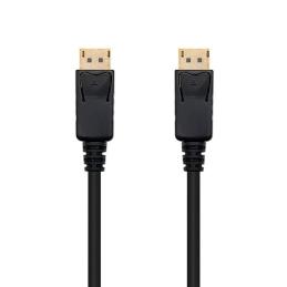 Cable displayport m - m 3m nanocable negro retail dp - m - dp - m - 3m - conectores oro - 5.4 gbits
