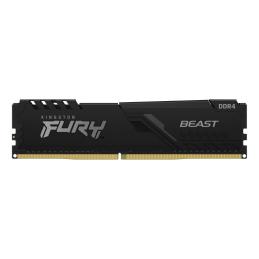 Memoria ram ddr4 8 gb kingston - 3200mhz - pc4 - 25600 - fury beast - negro