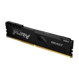 Memoria ram ddr4 8 gb kingston - 3200mhz - pc4 - 25600 - fury beast - negro