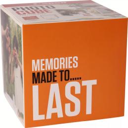 Papel canon pp - 201 5x5pulgadas (40 hojas) + marco fotos xlboom acrílico 13x13cm + photo cube white - creative pack last - oran