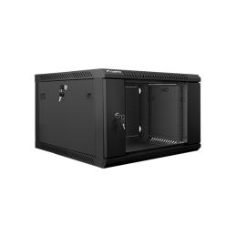 Armario rack lanberg 6u 600x600x368 auto ensamblado 19pulgadaspulgadas hasta 60 kg negro