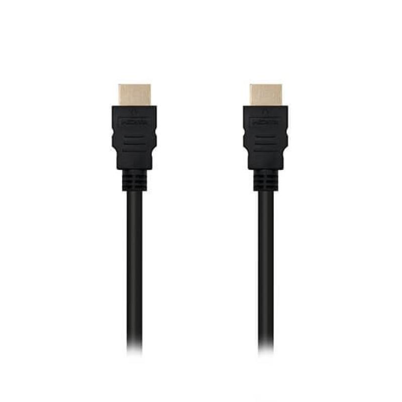 Cable hdmi 1.4 tipo a a hdmi tipo a nanocable 5m - macho - macho - alta velocidad - 4k - 10.2gbps - negro