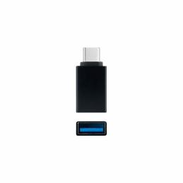 Adaptador usb tipo a a usb tipo c nanocable negro - hembra - macho