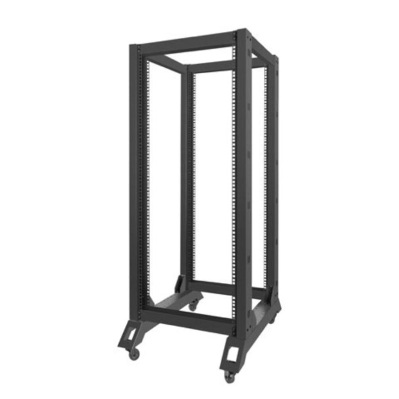 Armario lanberg abierto rack 19pulgadas 27u - 600x800 negro