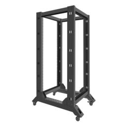 Armario lanberg abierto rack 19pulgadas 27u - 600x800 negro