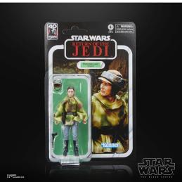 Figura hasbro the black series 40th aniversario star wars: return of the jedi - princesa leia (endor)