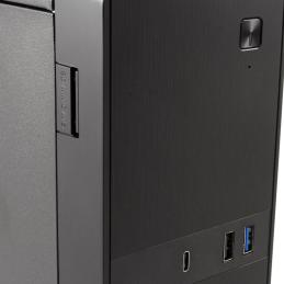 Caja ordenador sobremesa coolbox microatx slim t310 usb - c lector de tarjetas fuente sfx 300w bronze incluida