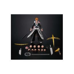 Ichigo kurosaki dual zangetsu ver. fig. 155 cm bleach sh figuarts