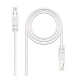 Latiguillo cable red utp cat.6 rj45 nanocable 3m blanco