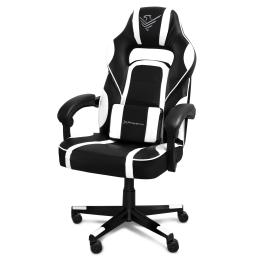 Silla gaming phoenix trophy cuero pu blanca