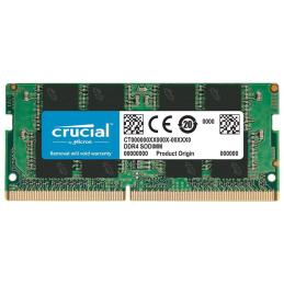 Memoria ram ddr4 8gb crucial - sodimm - 3200 mhz - pc4 25600 cl22
