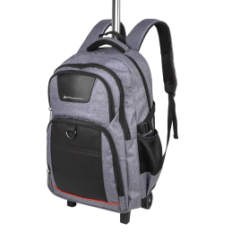Mochila con ruedas trolley phoenix discovery g para portátil 17pulgadas gris
