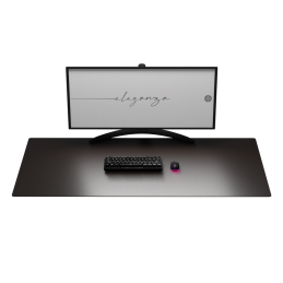 Alfombrilla phoenix eleganza xxl 125 x 64.5 cm base de corcho y superficie de cuero pu 4 mm grosor