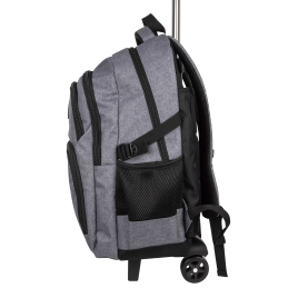 Mochila con ruedas trolley phoenix discovery g para portátil 17pulgadas gris