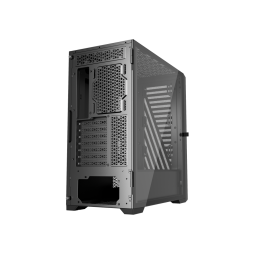 Caja phoenix artisan noble negra con frontal de madera atx cristal templado gaming cristal templado filtros antipolvo tipo c