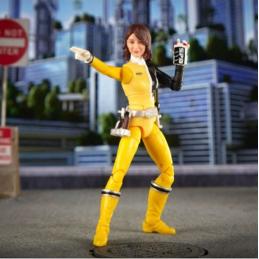 Figura hasbro power rangers lightning collection yellow ranger