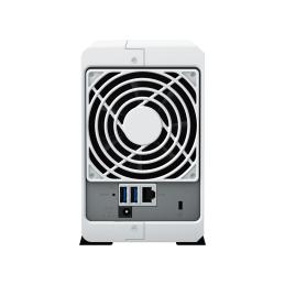 Servidor nas synology disk station ds223j 1gb 2 bahias raid ethernet gigabit