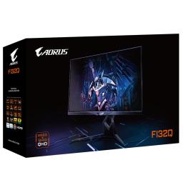 Monitor led gaming 32 pulgadas gigabyte aorus fi32q - ek negro ips - 2k - 2 x hdmi - 1 x dp - 2 x usb tipo a - 1 x usb tipo c - 