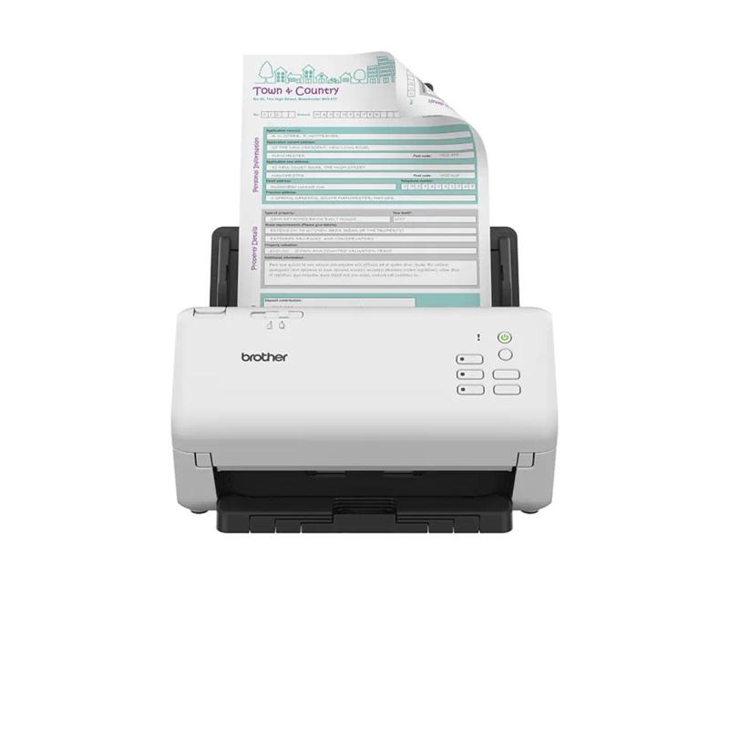 Escaner sobremesa brother ads - 4300n - 80ppm - duplex automatico - usb 3.0 - usb 2.0 - adf 80 hojas