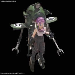 Figura bandai hobby dragon ball bulba variable nº19 motocycle model kit