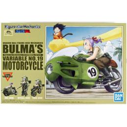 Figura bandai hobby dragon ball bulba variable nº19 motocycle model kit