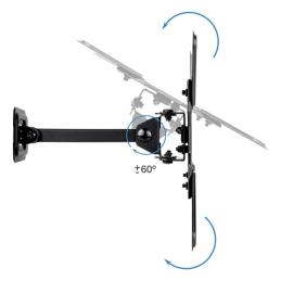 Soporte pared tv tooq vesa hasta 43 pulgadas 200x200mm max 20kg