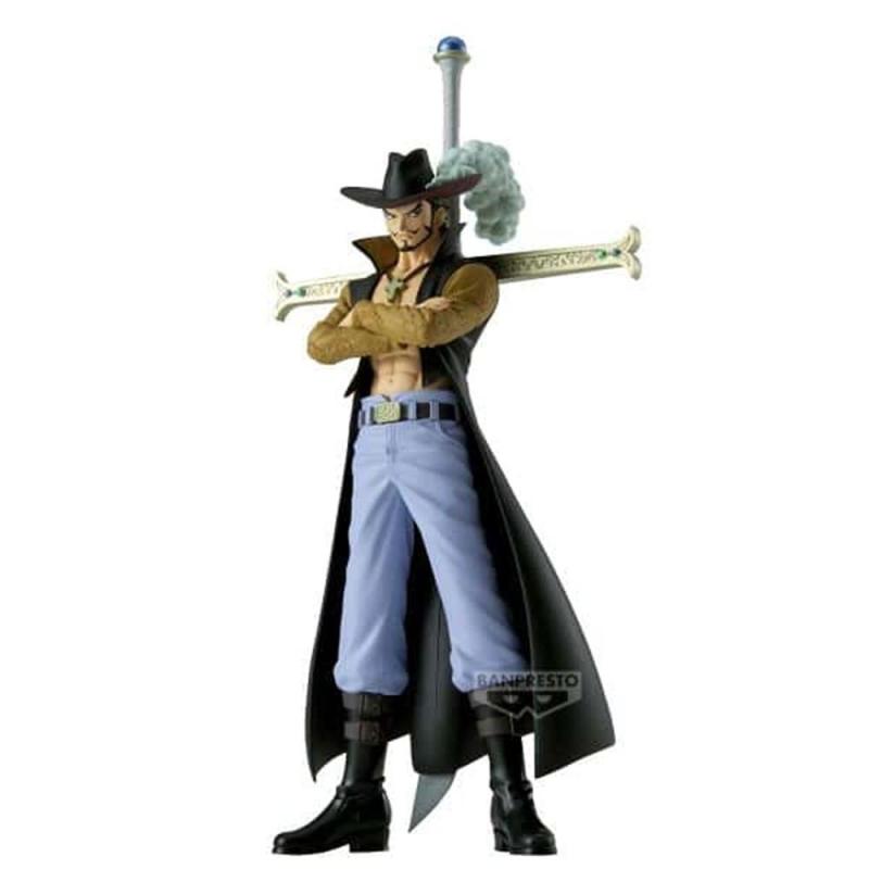 Figura banpresto one piece dxf the grandline series dracule mihawk 17cm