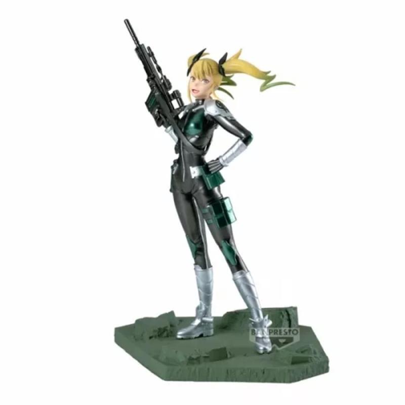 Figura banpresto kaiju no. 8 kikoru shinomiya the metallic 16cm