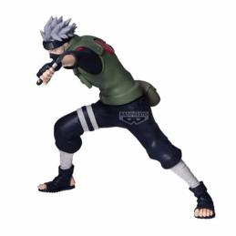 Figura banpresto naruto shippuden vibration stars kakashi hatake 13cm