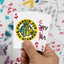 Baraja de cartas en caja metalica paladone fortnite