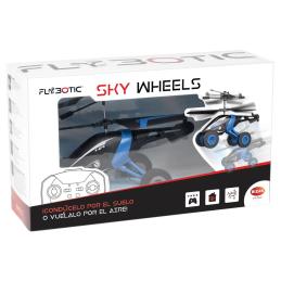 Helicoptero radio control flybotic sky wheels 1 unidad aleatoria