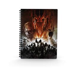 Libreta efecto 3d sd toys el señor de los anillos ejercito de mordor