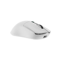 Mouse raton coolbox w03 ultraligero blanco 10000 dpi gaming inalambrico rf+bt