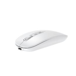 Mouse raton coolbox ia w02 blanco 1600 dpi inalambrico rf+bt