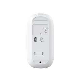 Mouse raton coolbox ia w02 blanco 1600 dpi inalambrico rf+bt