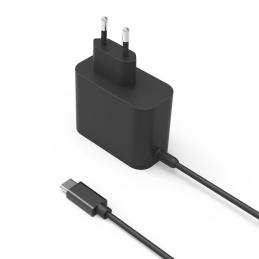 Adaptador cargador rapido de corriente coolbox gan usb - c 65w